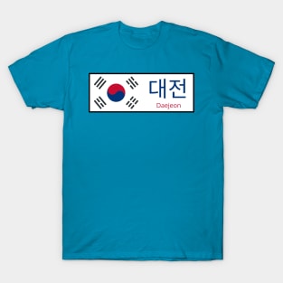 Daejeon City in South Korean Flag written in Hangul T-Shirt